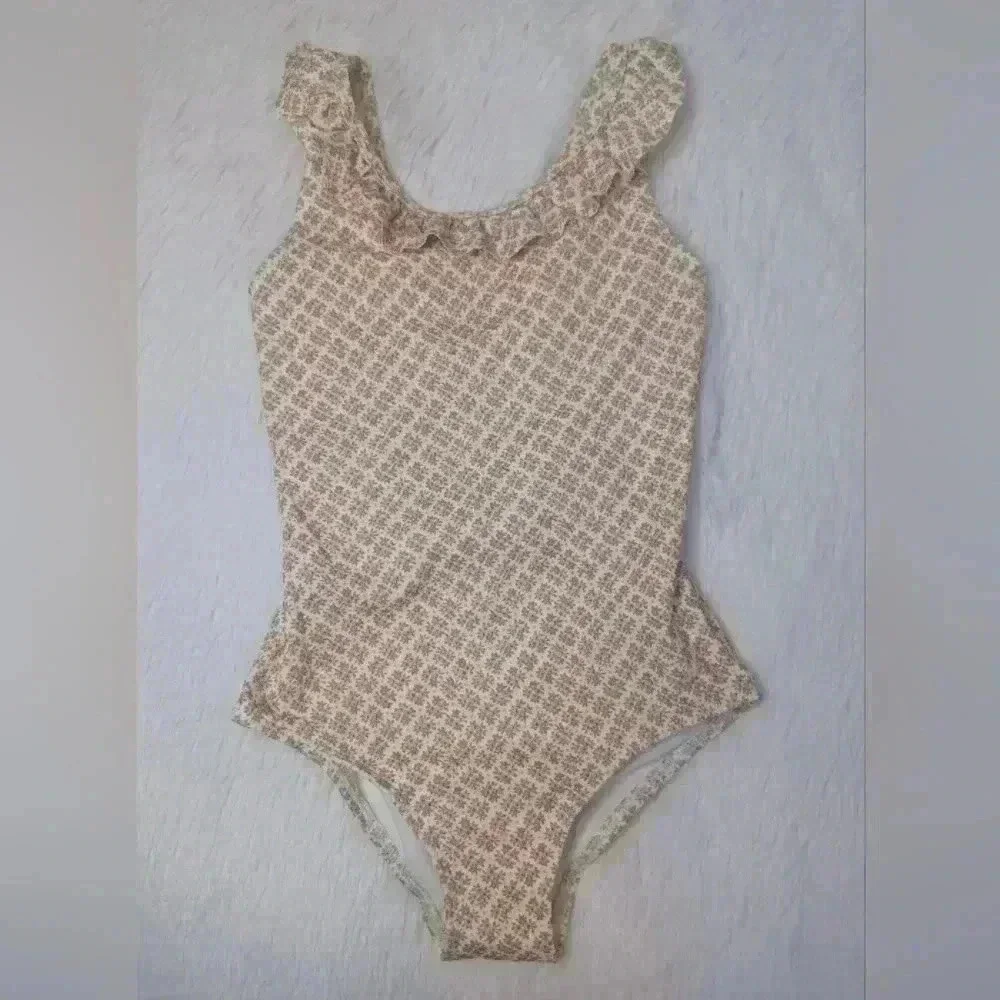 Boden Tie Back Frilly Swimsuit